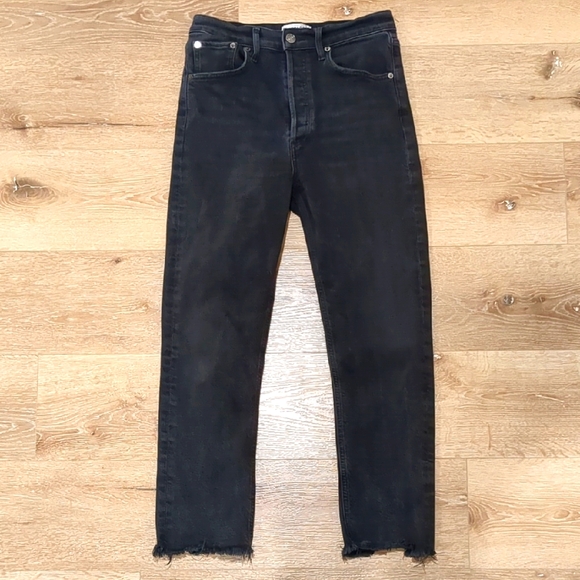 Agolde Black High Rise Women Jeans - Picture 1 of 9